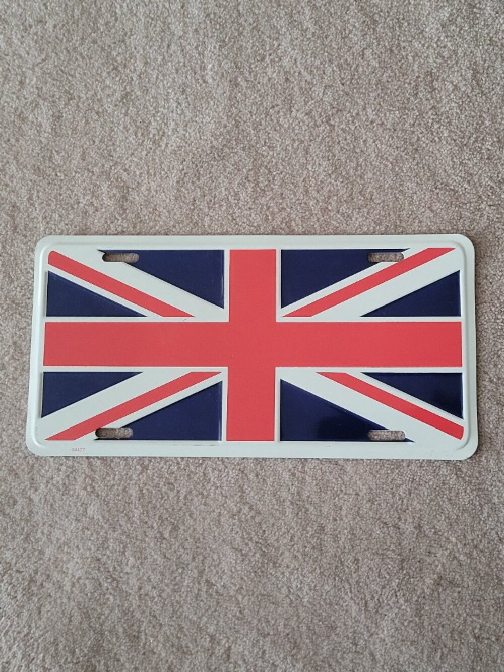 Great Britain United Kingdom Union Jack Licence Plate